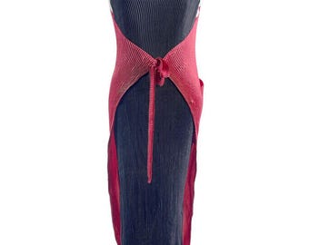 Vintage Issey Miyake Pleats Apron Dress Made In Japan Japanese Brand Japanese Designer Miyake Design Studio