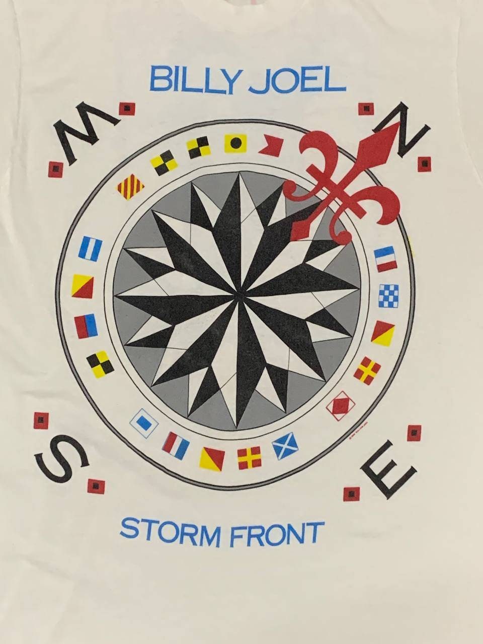 Vintage 80s 1989-1990 Billy Joel Storm Front American Tour Tee