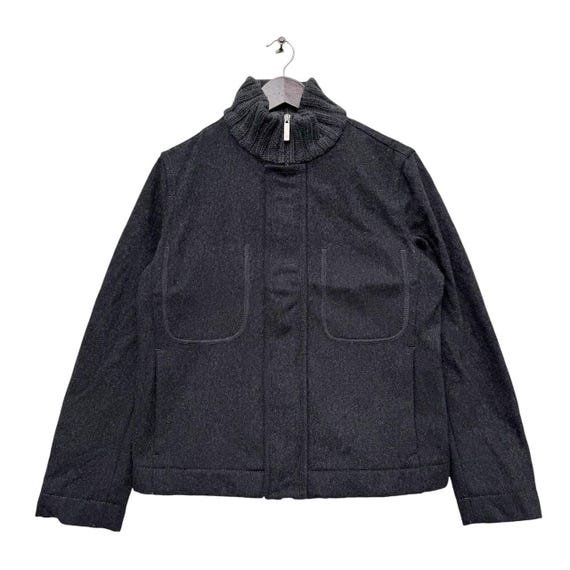 Vintage BIKKEMBERGS Wool Jacket,large Size,made in Italy,winter