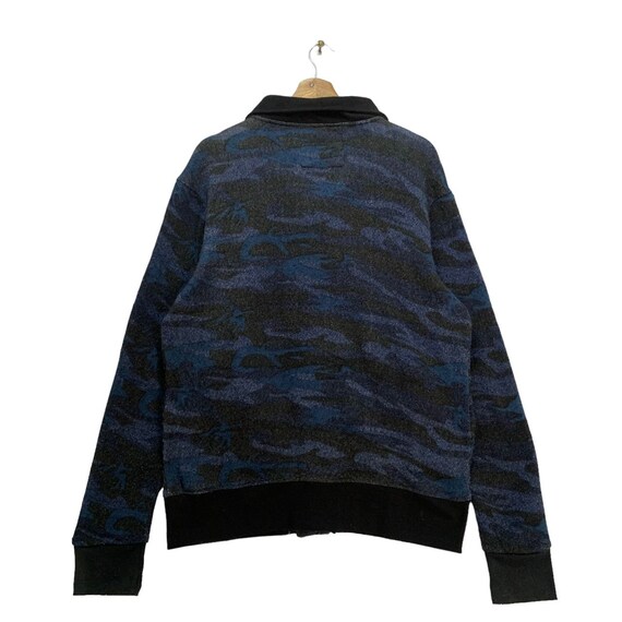 Ambiguous Fleece Button Jacket,Medium Size,Blue a… - image 2