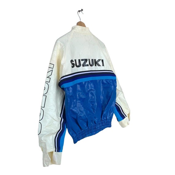 Vintage Team Suzuki Motorcycle Jacket,Large Size - image 3