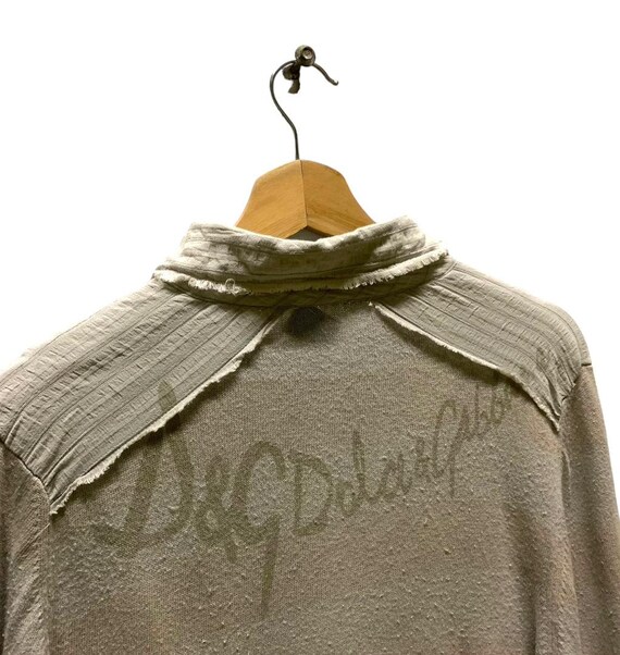 Nice D&G Dolce And Gabbana Knit Distressed Sweater - image 6