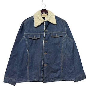 Chaqueta vaquera vintage con forro de sherpa de Roebucks, ropa de abrigo clásica de estilo camionero occidental, ropa de invierno, ropa para clima frío