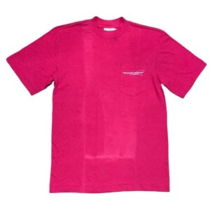 Vintage 80s Mad Crazy Surfboard Pocket Tee Shirt