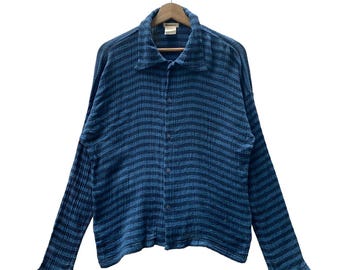 Vintage Plantation Striped Shirt,Issey Miyake Plantation,Japanese Brand,Japanese Designer