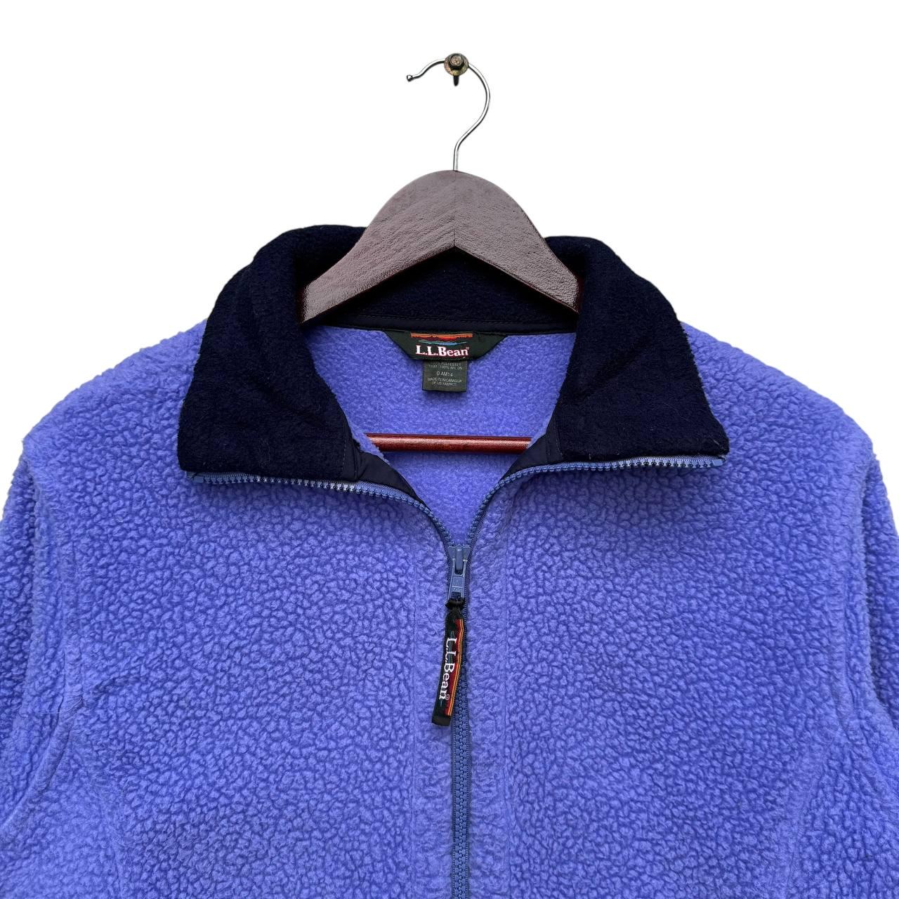 Vintage LL Bean Deep Pile Full Zip Fleece Womens Jacket Winter