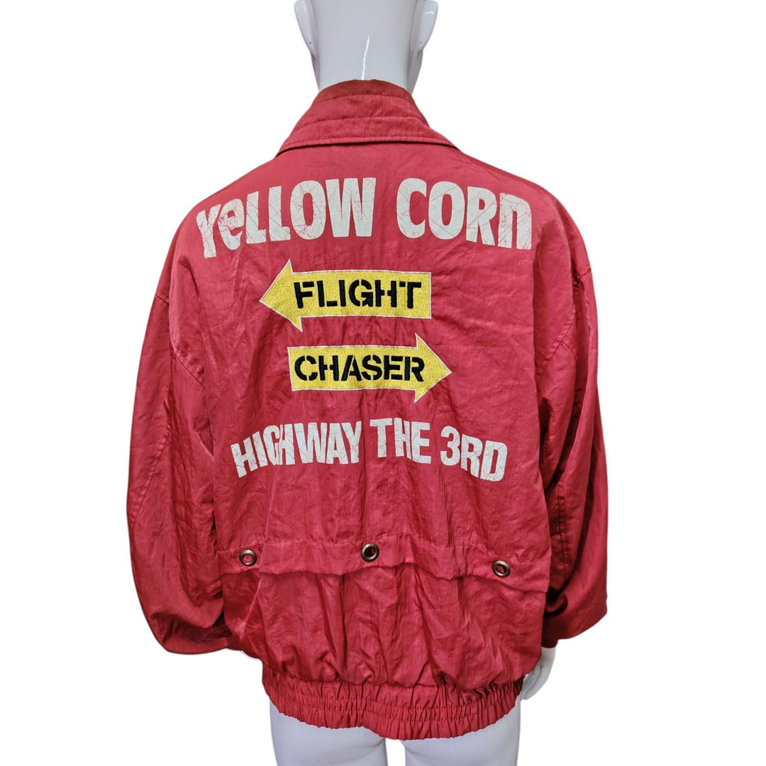 Vintage Yellow Corn Sledge Hammer Highway the 3rd Red Moto Racing