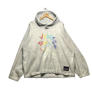 Vintage Yoo Neek Model In USA Hoodie,Medium Size,Gray Color,Pullover Hoodie,90s Vintage Clothing,Streetwear,Aesthetic,Oversized Hoodie