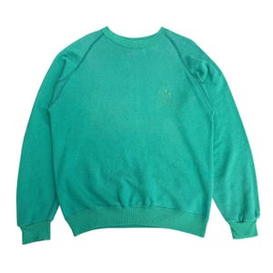Vintage O&#39;Neill Green Sweatshirt Japanese Made Cotton Blend Surf Brand Pullover Crewneck Raglan Sleeves Retro Streetwear