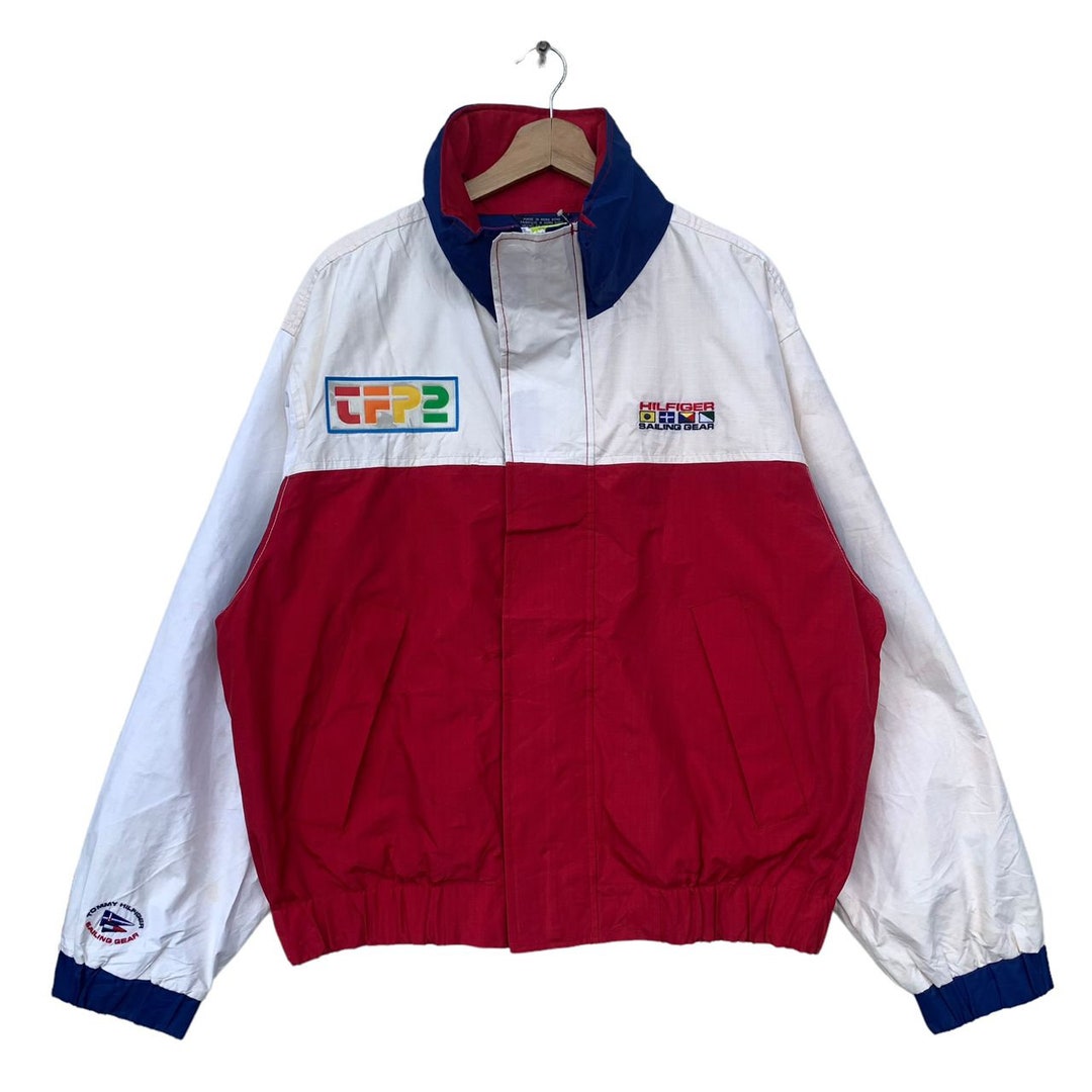Vintage Tommy Hilfiger Sailing Gear Jacket - Etsy Vintage Tommy Hilfiger Sailing Gear Jacket - Etsy