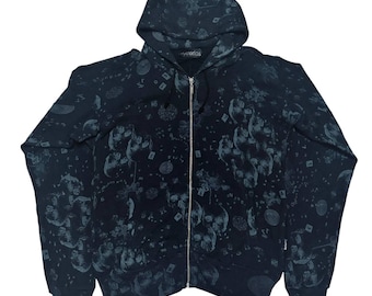 Vintage Hysteric Glamour Full Zip Hoodie: Big Logo Streetwear