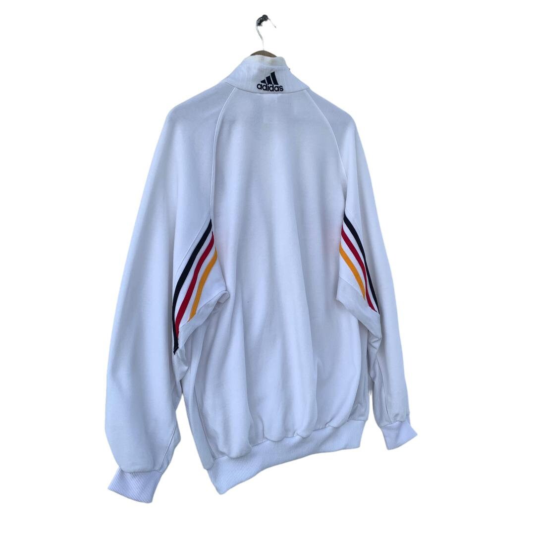 80s adidas ドイツサッカー ヴィンテージトラックジャケット 企業ロゴ Vintage 80s Adidas X Descente Made in WEST GERMANY Track Jacket