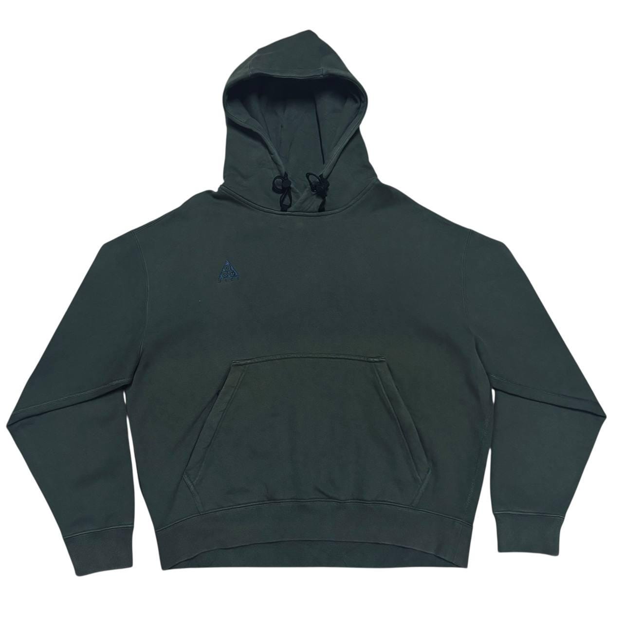 Nike ACG アウトドア フリース パーカー グリーン プルオーバー S 