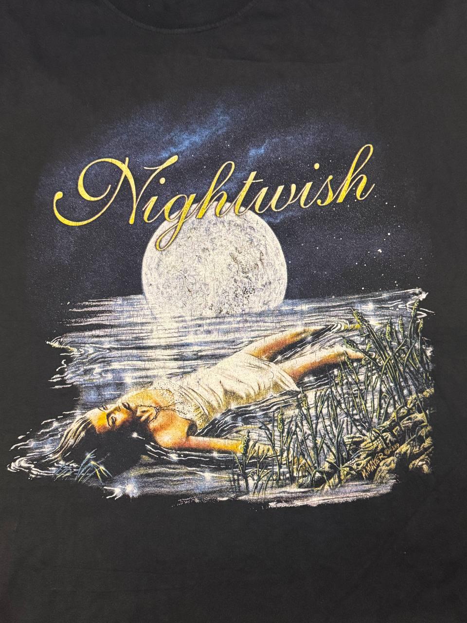 Vintage Nightwish Band T-shirt Black Oceanborn Album Art Gothic 