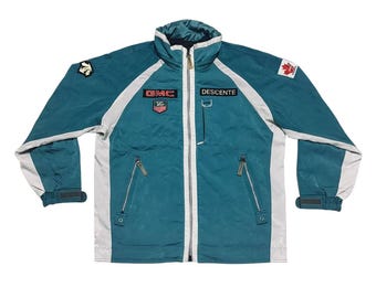 Vintage Fusalp Ski Bomber Jacket, French Retro Multicolor, Size L