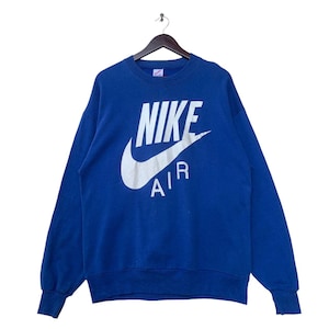 Felpa vintage Nike Air, taglia grande, felpa pullover, Nike Air retrò