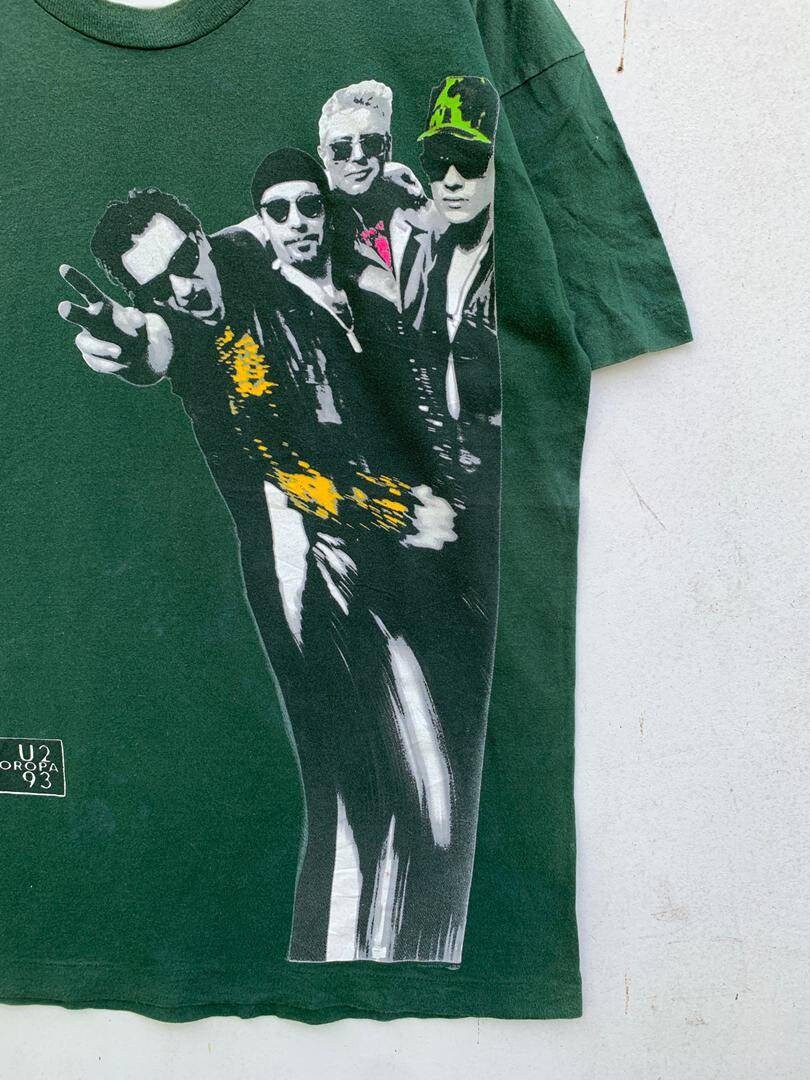 U2 ONE Tシャツ L MADE IN USA 1993 ヴィンテージ 90s USA製 vintage U2 ONE ラメプリント バンドTシャツ メンズ