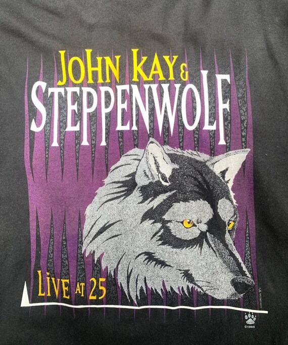 90s Vintage 1995 John Kay And Steppenwolf Silver … - image 5