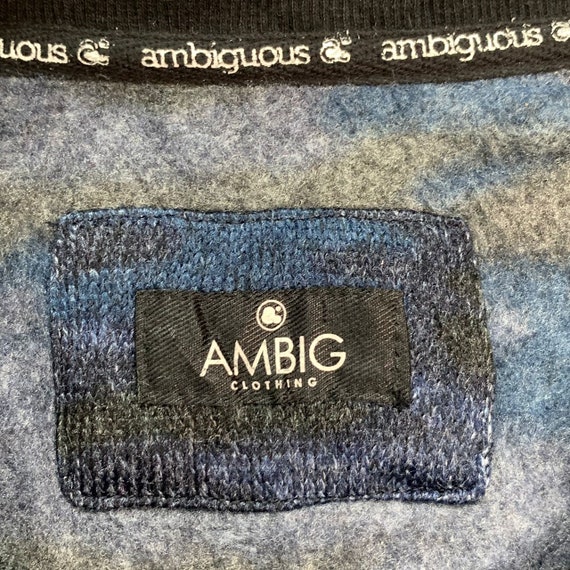 Ambiguous Fleece Button Jacket,Medium Size,Blue a… - image 8