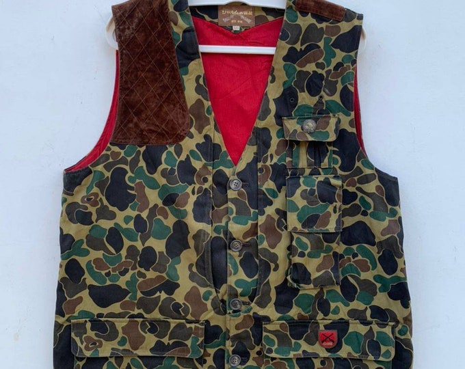 Vintage Japanese Hunting Vest - Etsy