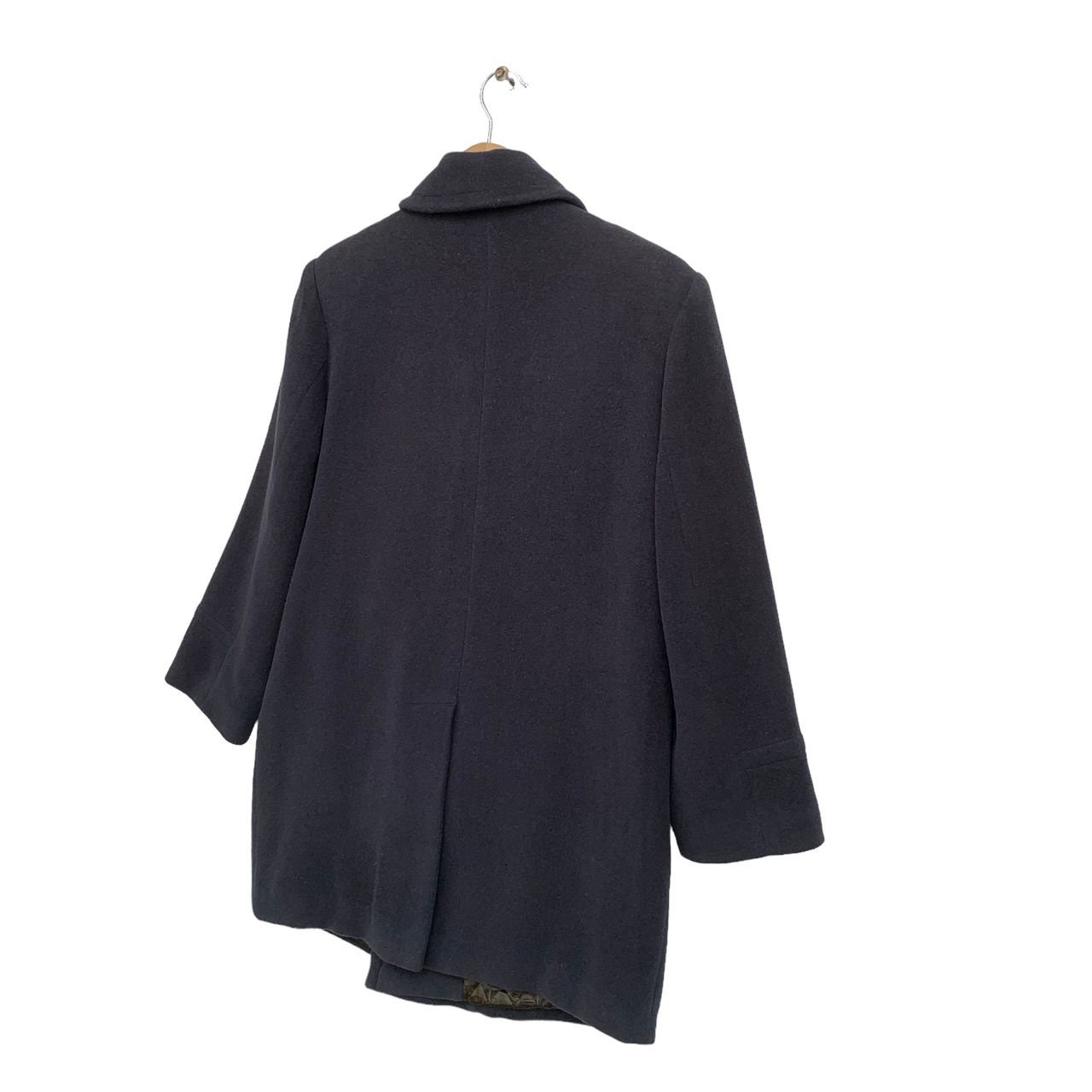 Vintage Agnes B Homme Paris Wool Coat,dark Blue Color - Etsy