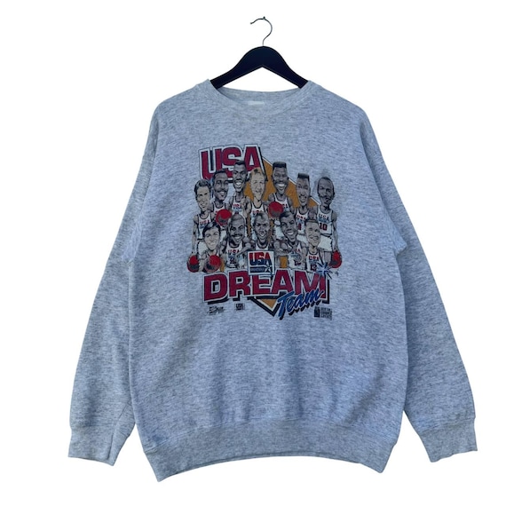 Vintage 1992 Usa Dream Team Sweatshirt Basketball Tournament of