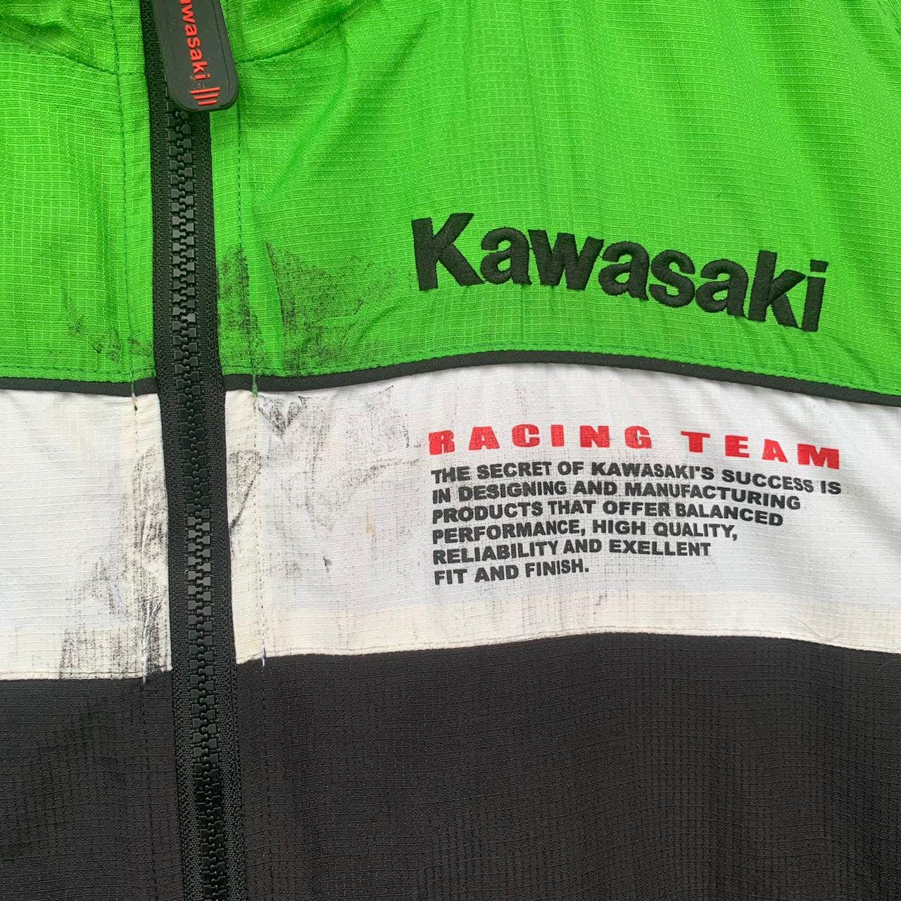 Vintage Kawasaki Racing Team Jacket, Race Team Jacket, Classic