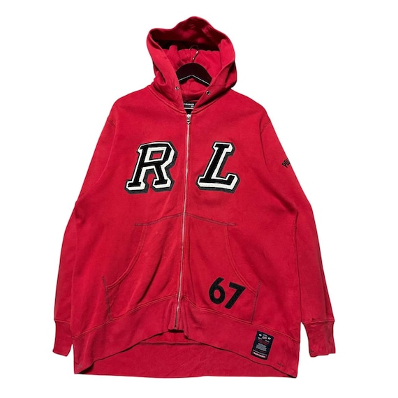 Vintage Ralph Lauren Polo Jeans Co. RL 67 Letterman Full Zip