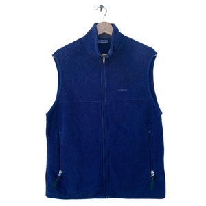 Vintage Patagonia Synchilla Fleece Vest Made In Usa,Medium Size