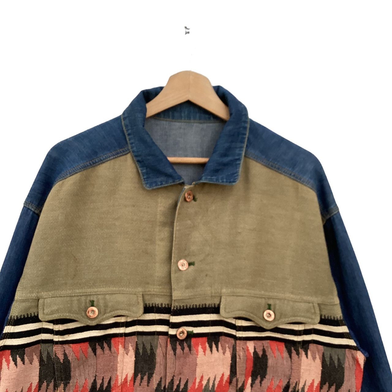 Nice Design Nicole Club for Men Light Denim Jacket,retro Style
