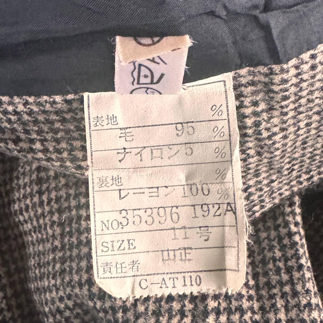 Vintage Catalina Wool Jacket 80s Lightweight Houndstooth Bomber