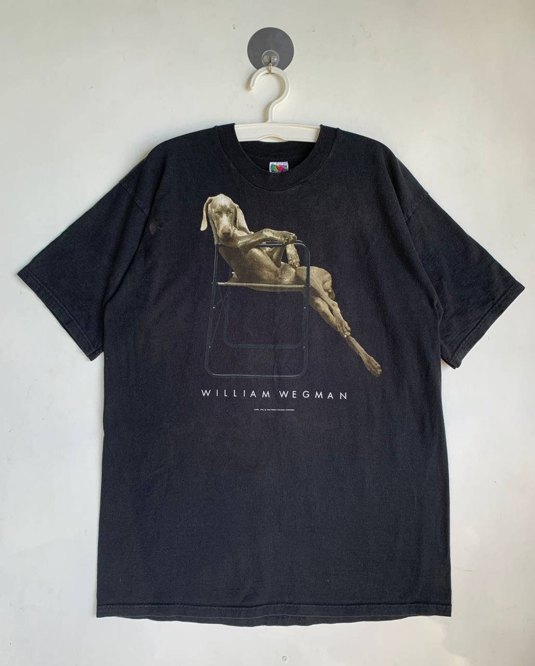 オリジナル90s William Wegman VINTAGE TEE