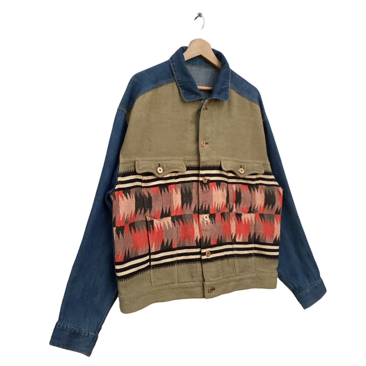 Nice Design Nicole Club for Men Light Denim Jacket,retro Style