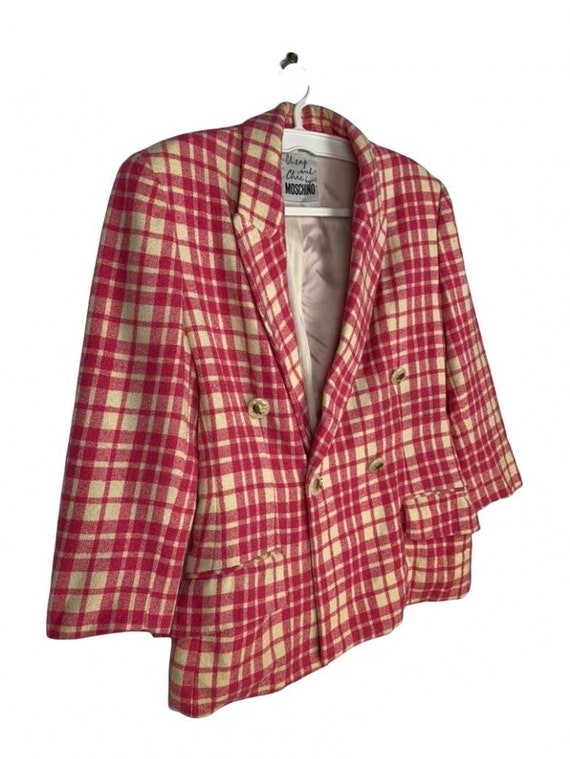 Vintage MOSCHINO CHEAP and CHIC Pink Blazer - image 3