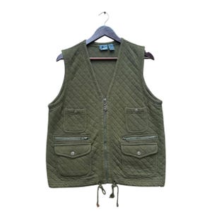 Vintage Fishing Vest Jacket By Lizwear,Multi Pocket Outdoor Utility Style