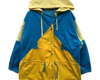 Vintage Courreges Paris chaqueta con capucha