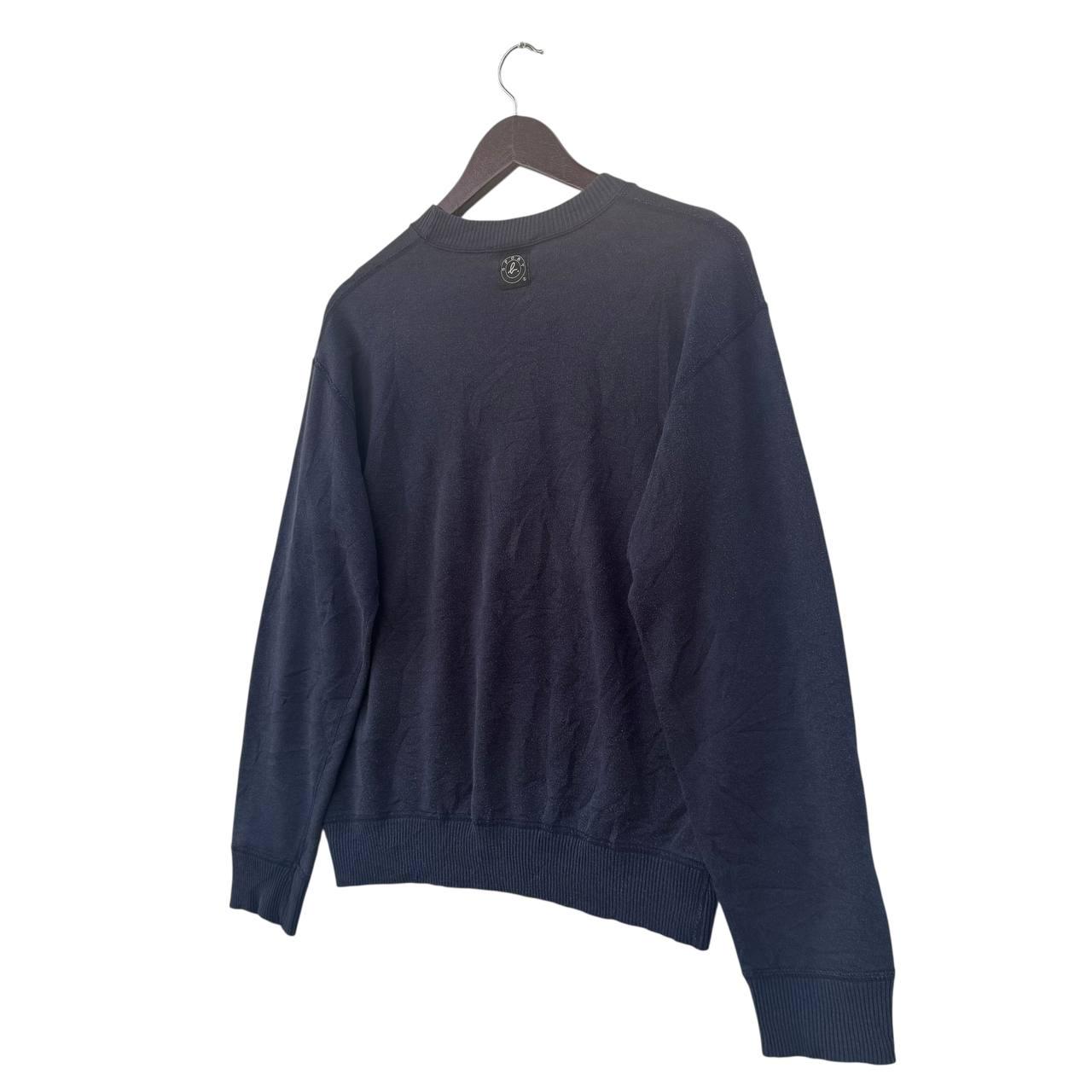 Vintage 90s Agnes B Paris Navy Blue Sweatshirt Japanese Made