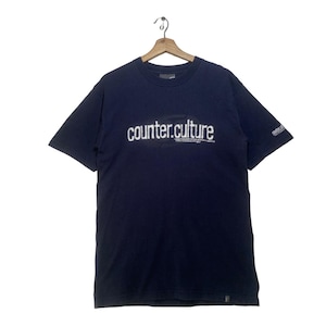 Vintage Counter Culture Skates Skateboarding Streetwear Tee Shirt Medium Size Blue Color Vintage Graphic Shirt Vintage Clothing