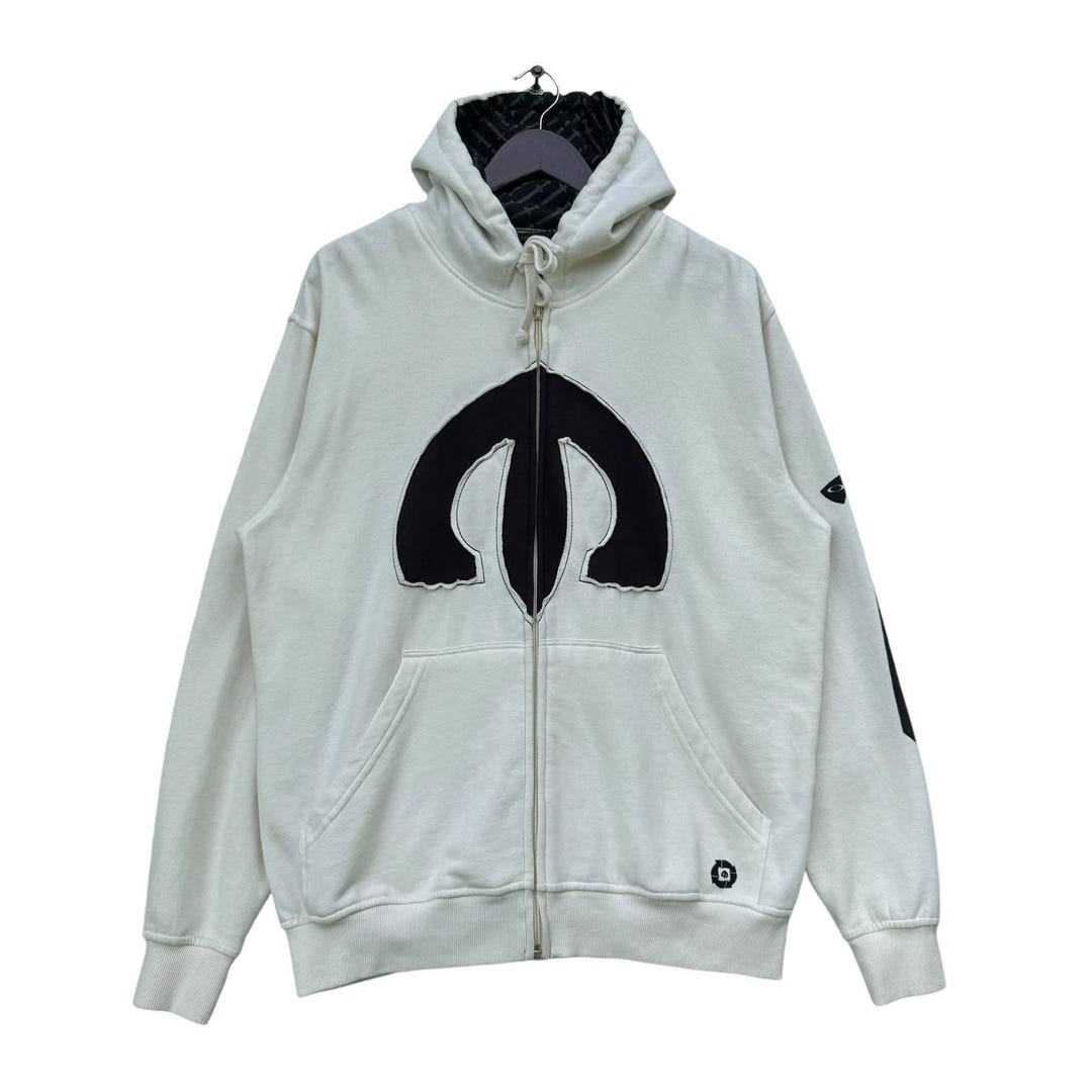 OAKLEY vintageフーディー Vintage Oakley Hoodie With Large Front Emblem and Zip Closure in