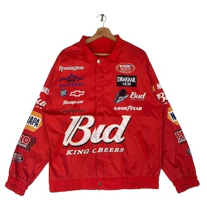 90s デザインレーシングジャケットnascar ナスカーデイルジュニア