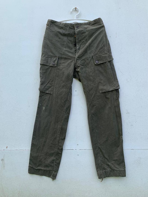 50s Vintage 1959 Army Pant - Etsy