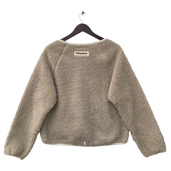 Vintage Japanese Brand Manastash X Jeanasis Deep Pile Fleece 