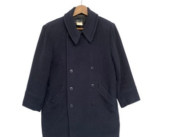 Vtg 90's Agnes B. Homme Paris Wool Long Jacket - Etsy