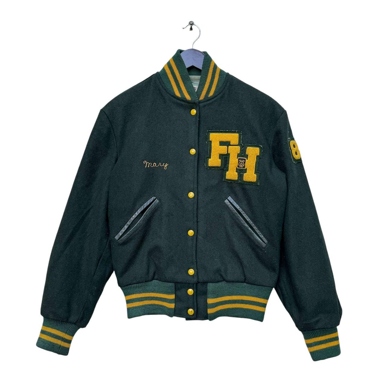 Vintage Forest Hills Color Guard Varsity Jacket,letterman Vintage Forest Hills Color Guard Varsity Jacket,letterman