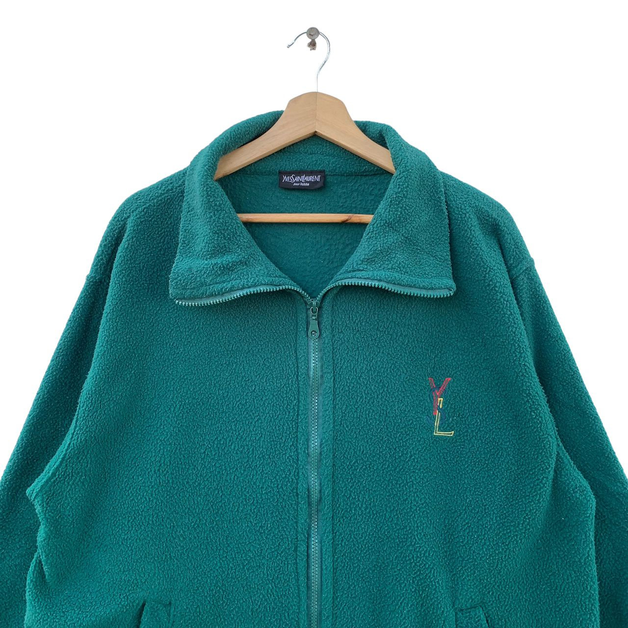 Vintage Ysl Yves Saint Laurent Pour Homme Multicolor Embroidered