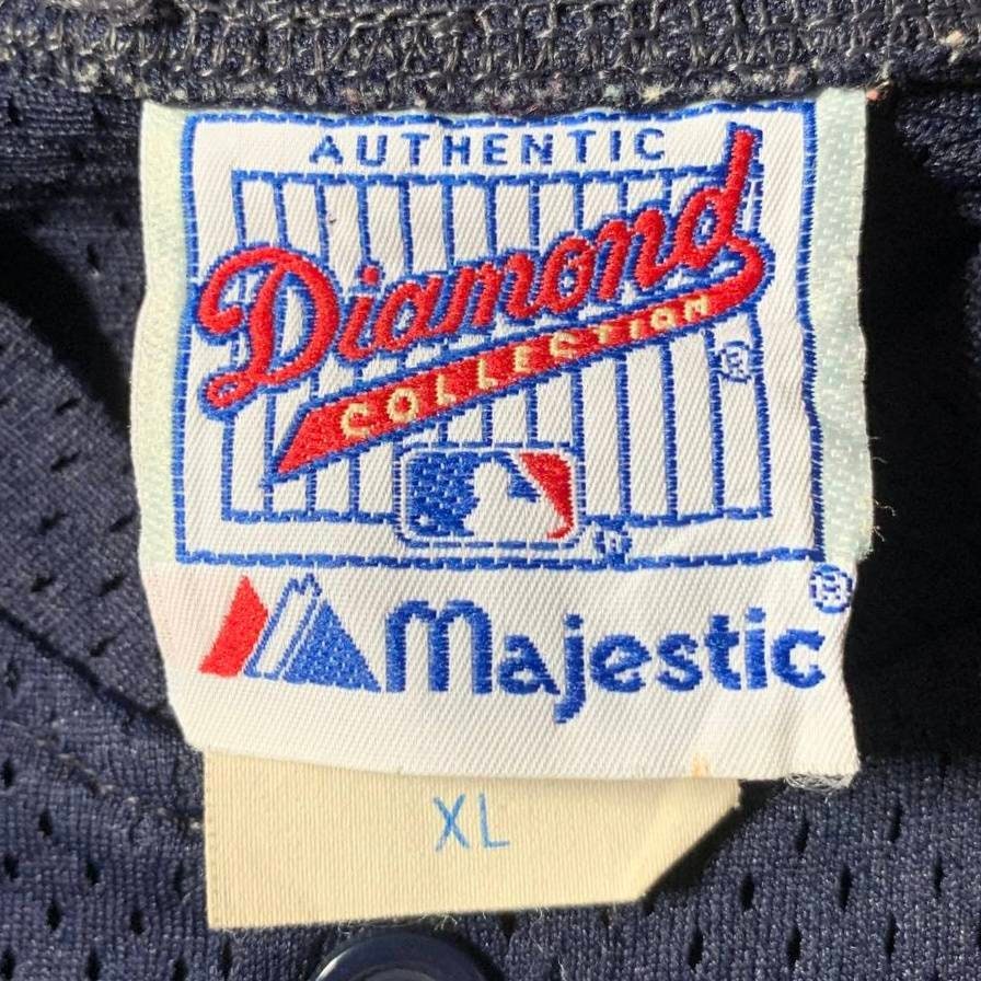 Vintage Authentic Diamond Collection Majestic Cleveland Indian 