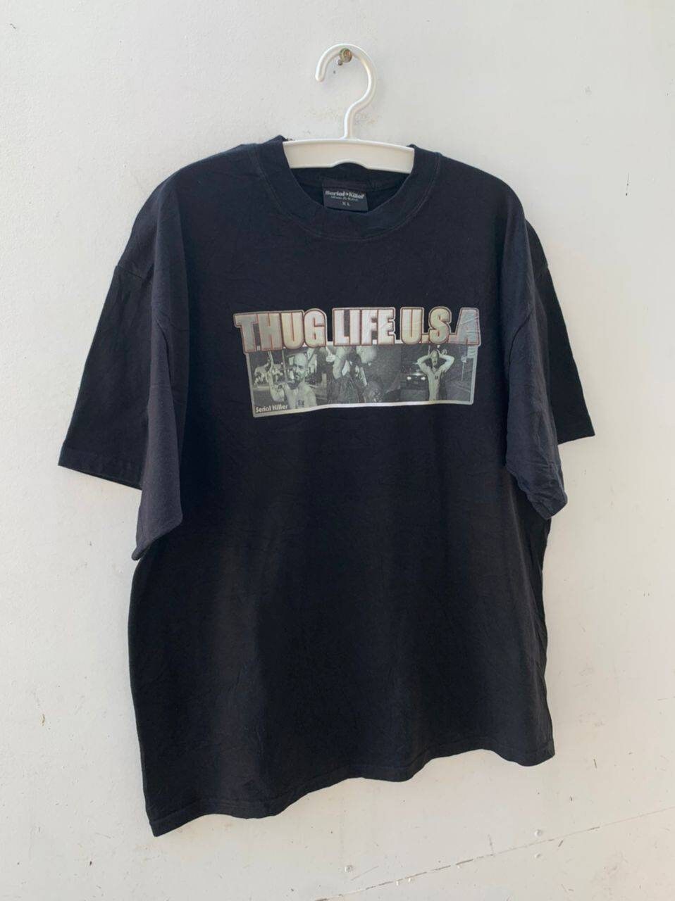 USA製 Serial Killer ロゴ Tシャツ M 黒 シリアルキラー 羆*様 90s