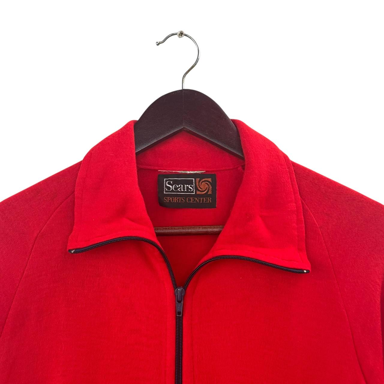Vintage Sears Red Track Jacket: 70s 80s Retro Sportswear - Etsy