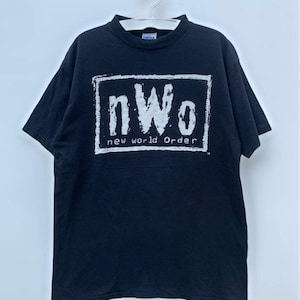 Camiseta vintage de lucha libre del Nuevo Orden Mundial (NWO) de los años 90