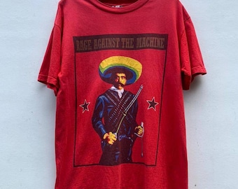 Emiliano Zapata Against the Machine？ Vintage 1997 Rage Against the Machine Emiliano Zapata T